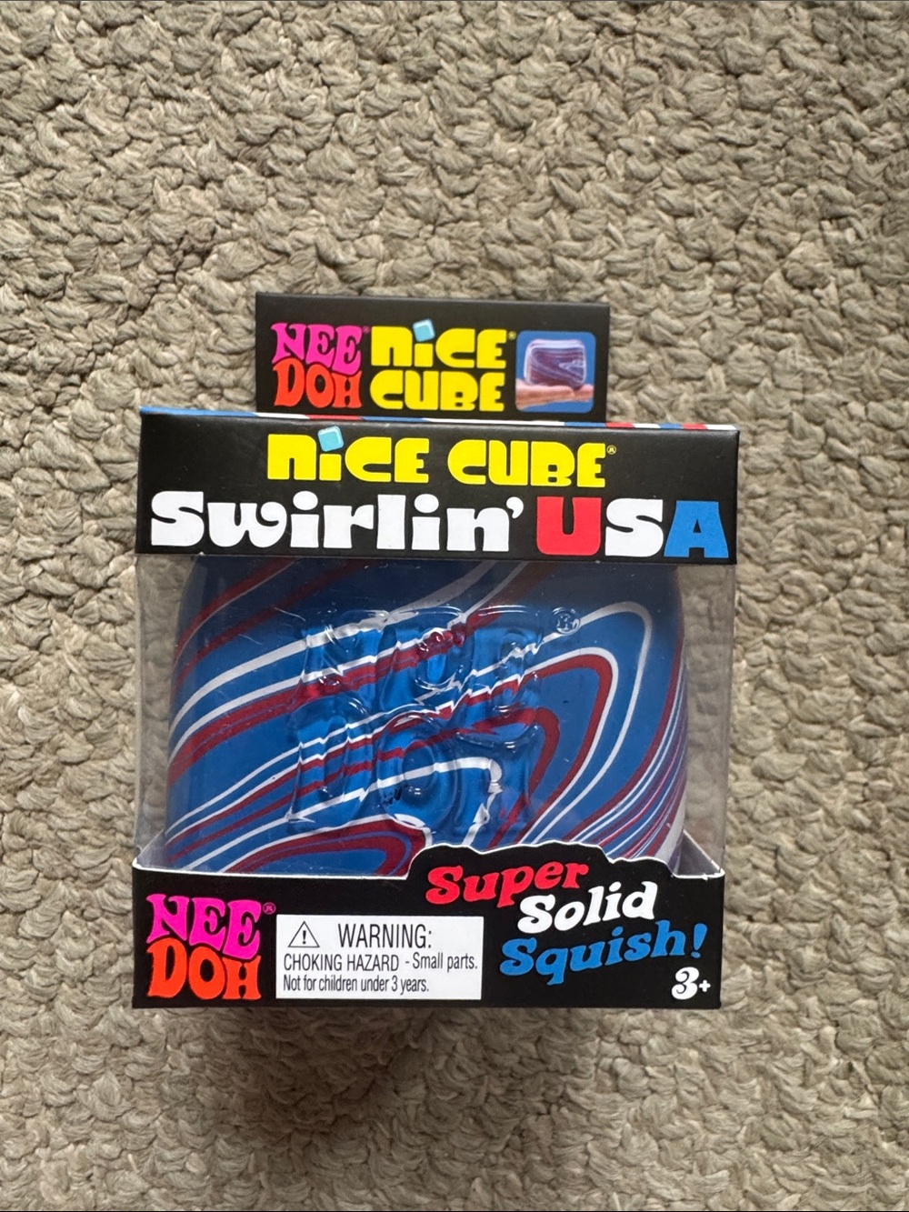 Nice Cube Swirlin' USA - Blue & Red Kids Toy
